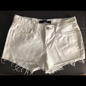 J Brand White Shorts
